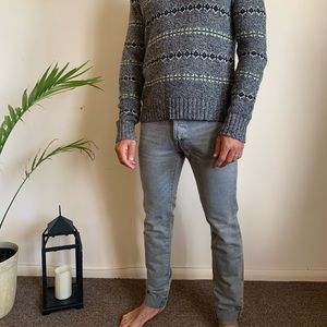 Abercrombie and Fitch gray jeans